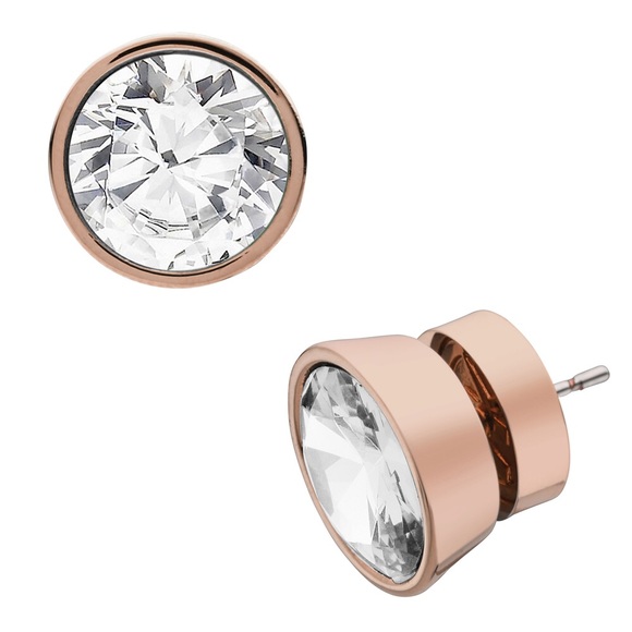 Michael Kors rose gold earrings