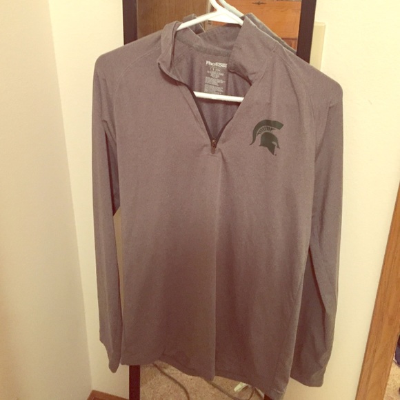 Michigan state university 1/4 zip!