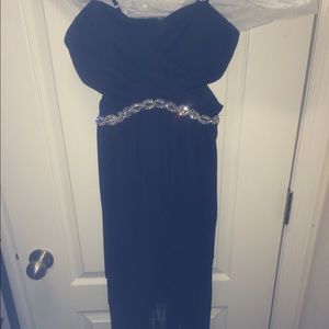 Black high-low homecoming/formal dress