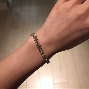 White sapphire bracelet
