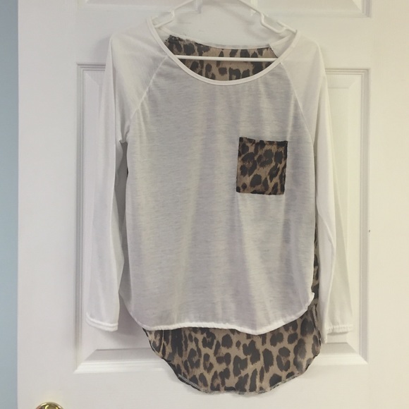 Long sleeve cheetah shirt