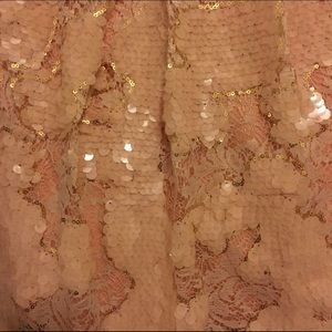 Anthropologie sequins skirt