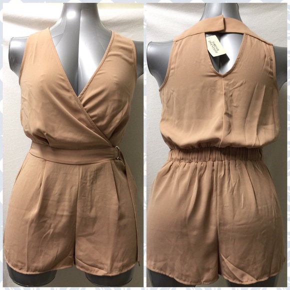 Brand new beige romper