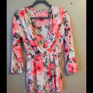 Long sleeved romper