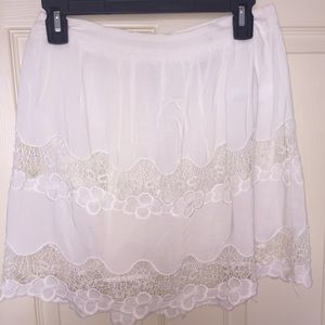 Forever 21 white skirt