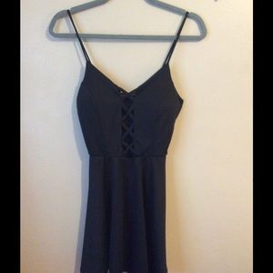 Black cocktail dress