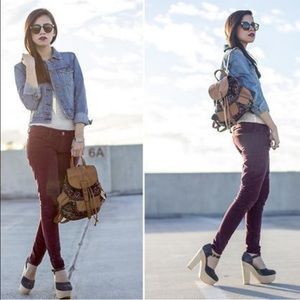 American Eagle Corduroy Jeggings Size 18 Short