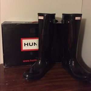 Hunter Original Tall Gloss Black