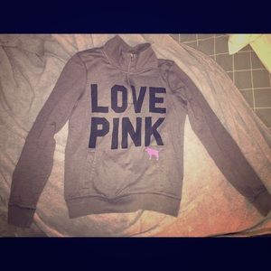 Xs grey pink Victoria secret sweater