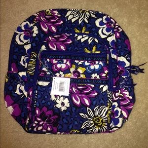 Vera Bradley Campus Backpack in African Violet