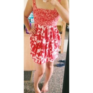 BB Dakota Watercolor Casual Dress