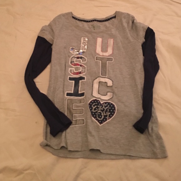 Justice girls long sleeve tee - Picture 1 of 1
