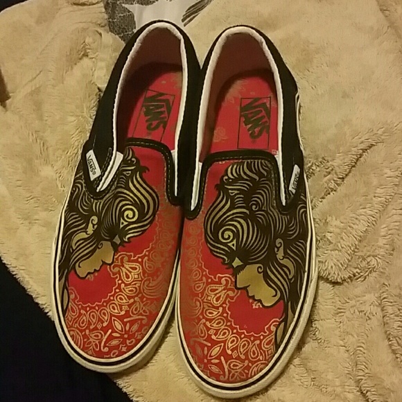 Vans slip ons
