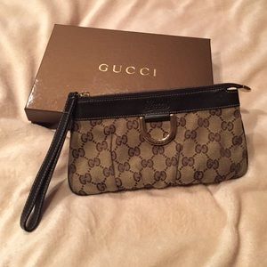 Gucci wristlet