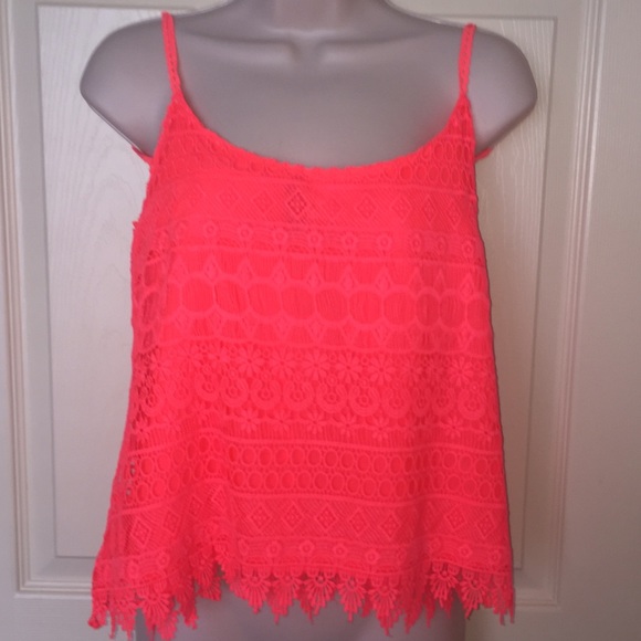 H&M Neon pink blouse