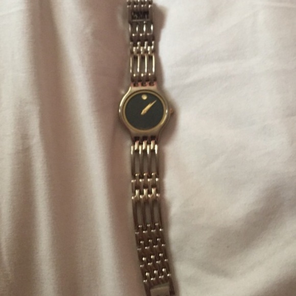 Movado silver watch
