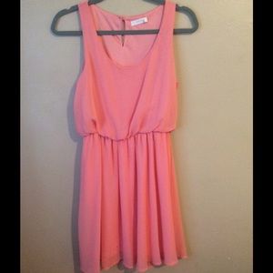 Short pink dress