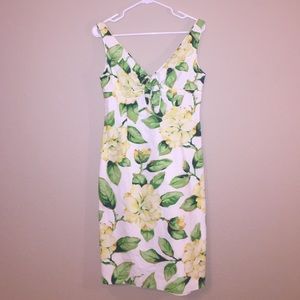 Milly Magnolia Print Knotted Dress 8