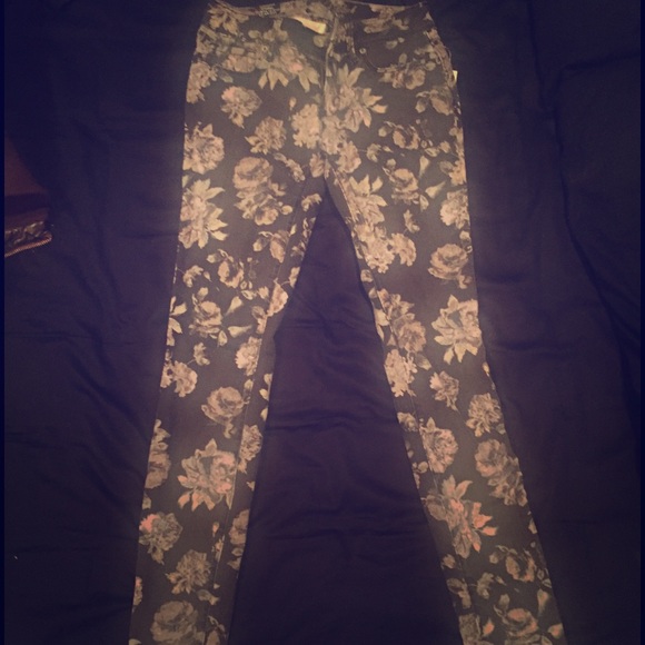 Floral Jeans