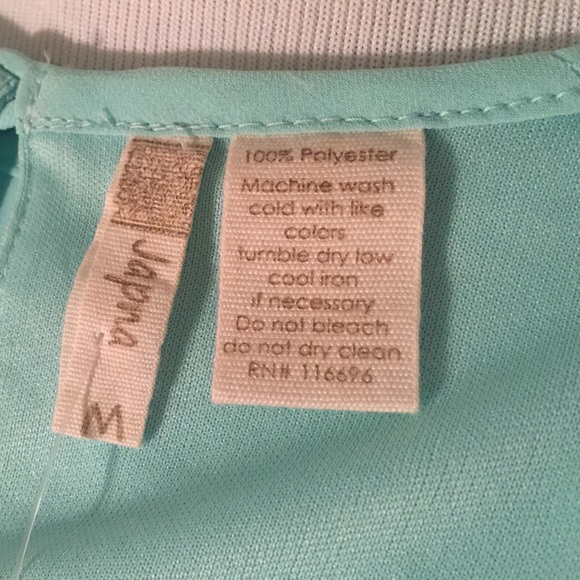 JAPNA Sleeveless Sea Green Top - Picture 4 of 4