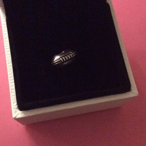 Sterling silver Pandora football charm