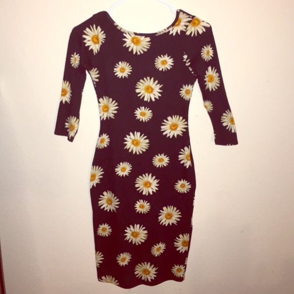 Flower Printed Long Dress - Picture 1 of 4