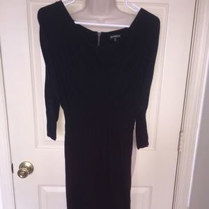 Express black sweater dress