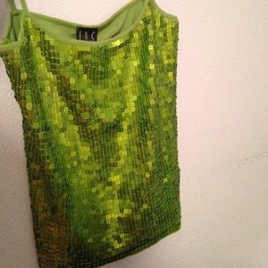 green sequence top✨