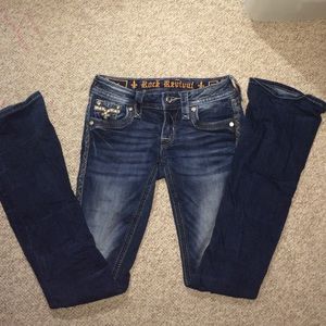 Size 23 rock revival boot cut jeans
