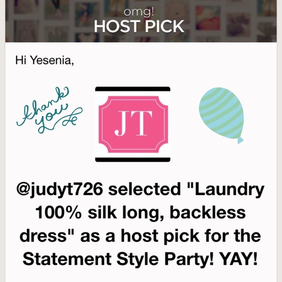 VINTAGE Laundry 100% silk long, backless dress - Picture 4 of 5