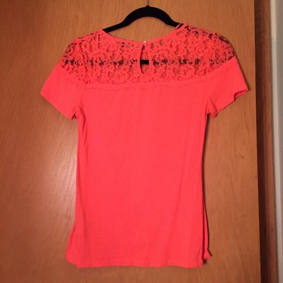 Orange lace top - Picture 2 of 3