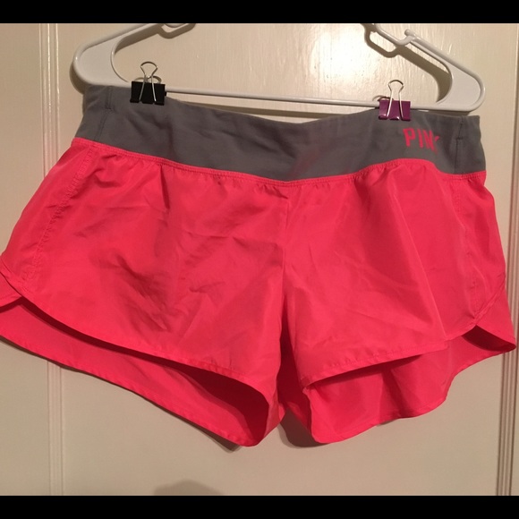 Pink brand workout shorts