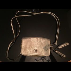 Coach Gold Leather Purse
