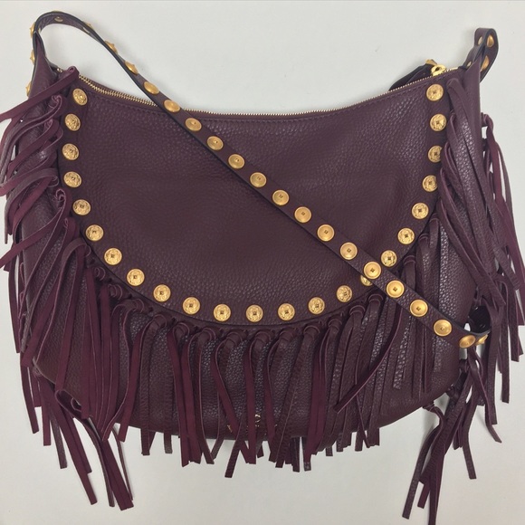 VALENTINO C-Rockee Fringe Hobo Crossbody - Picture 2 of 2