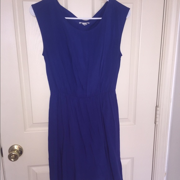 Old Navy blue chiffon dress