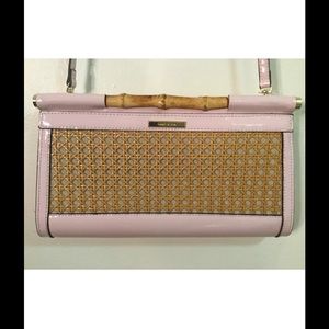 Anne Klein earthly delights satchel / clutch.