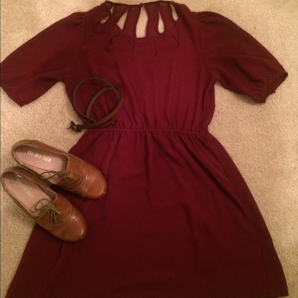 Maroon dress