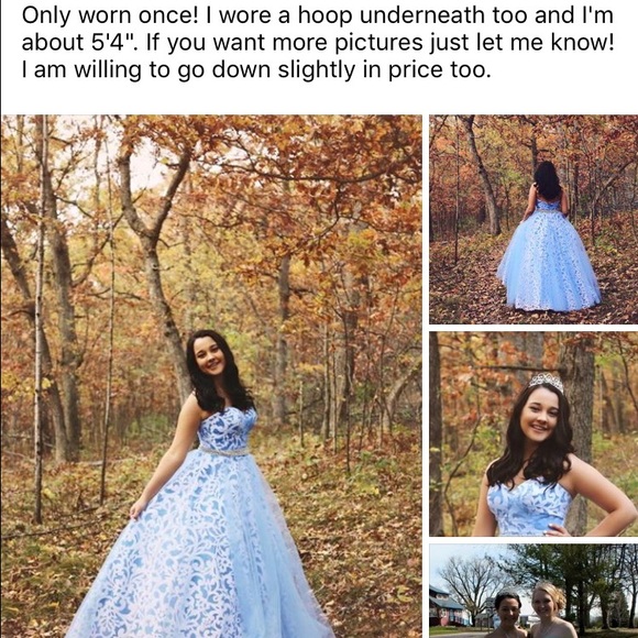 size 6 poofy prom dress! SOLD
