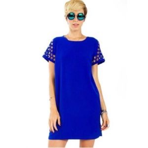 Nordstrom, blue shift dress 💙
