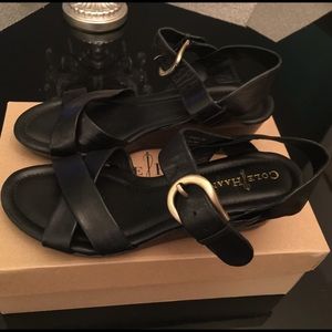 Cole Haan Leather Air Tali Sandal Nike Air