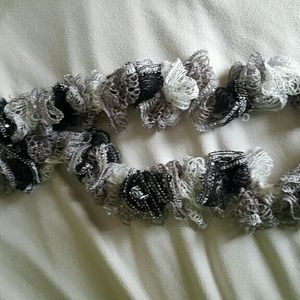 Hand crocheted Scrunchie scarf