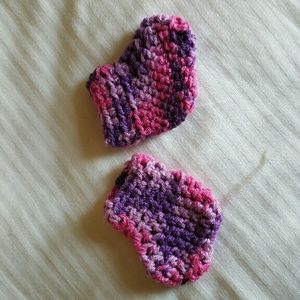 Crocheted Baby booties