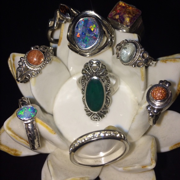 ✨Bundle-Ready!✨Stunning Sterling Silver Rings✨ - Picture 2 of 3