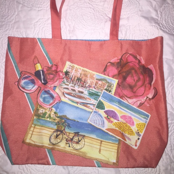Lancome beach tote
