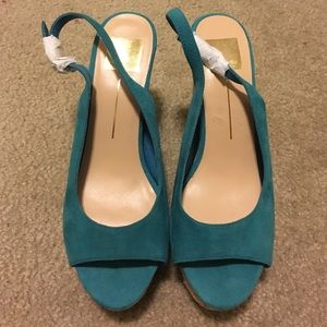 Dolce Vita Slingback Suede Espadrilles Wedges