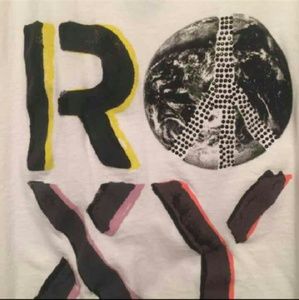 White Roxy Tank w Blk Rhinestones