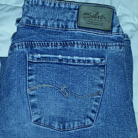 Denim jeans low rise