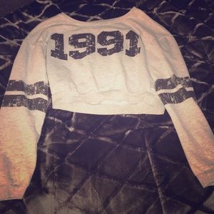 1991 Long sleeve crop top