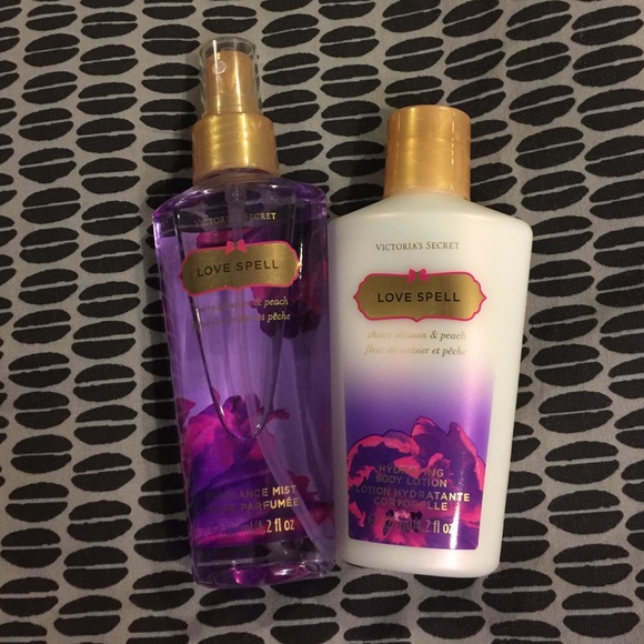Love Spell Lotion and fragrance mist