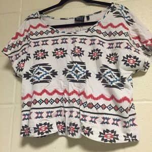 Tribal pattern top